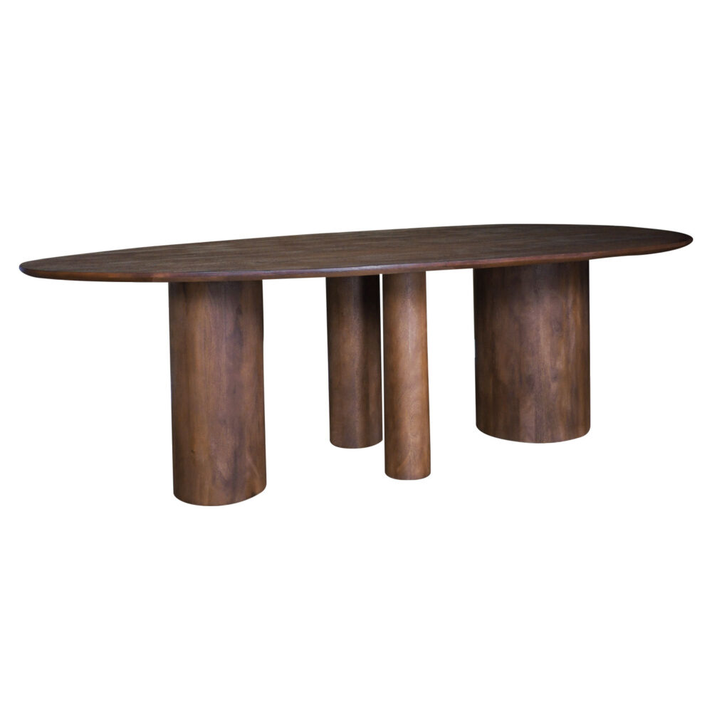 Eettafel Amir 240 x 120 cm - Mangohout