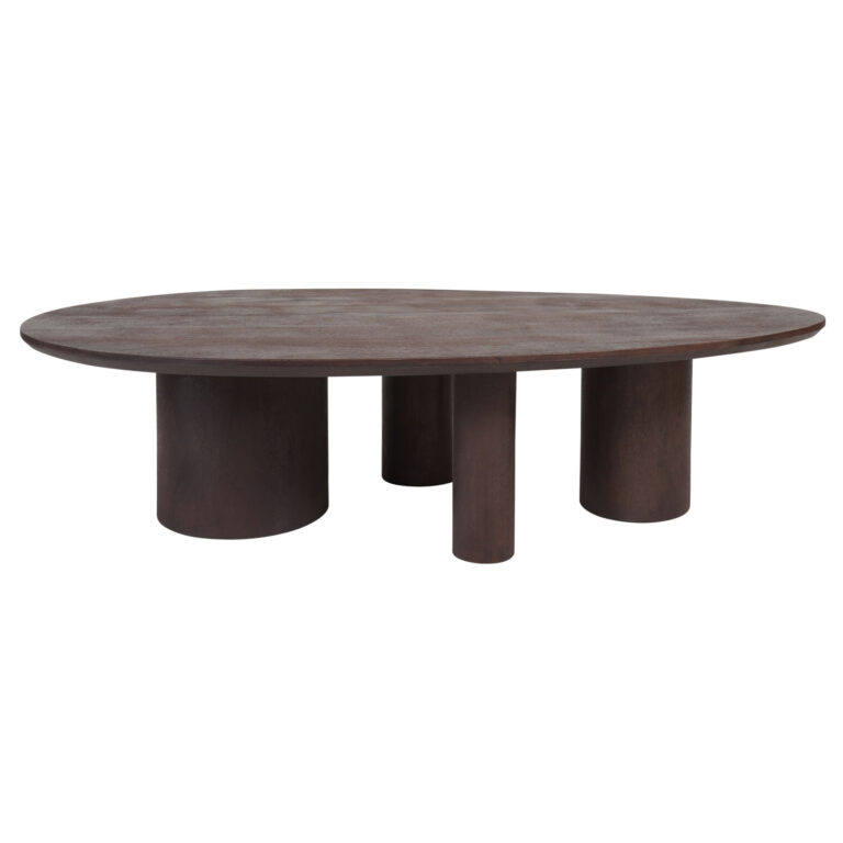 Salontafel Amir 140 x 80 cm - Espresso Mangohout