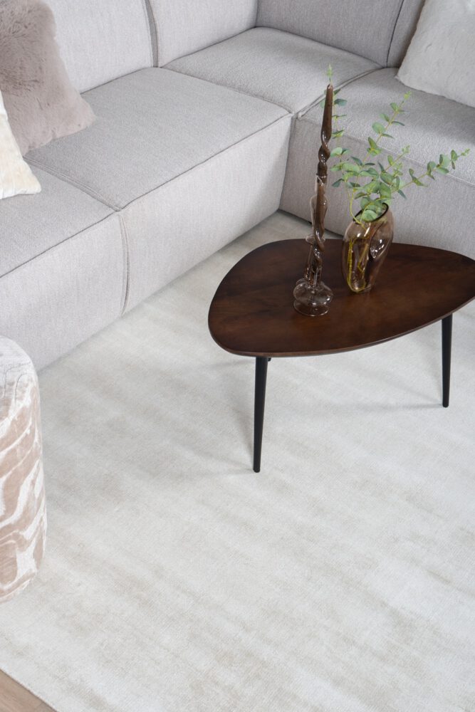 Vloerkleed Cos - Viscose Beige 200 x 280 cm