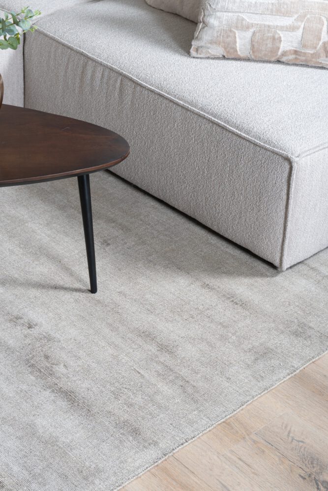 Vloerkleed Cos - Viscose Taupe 240 x 340 cm