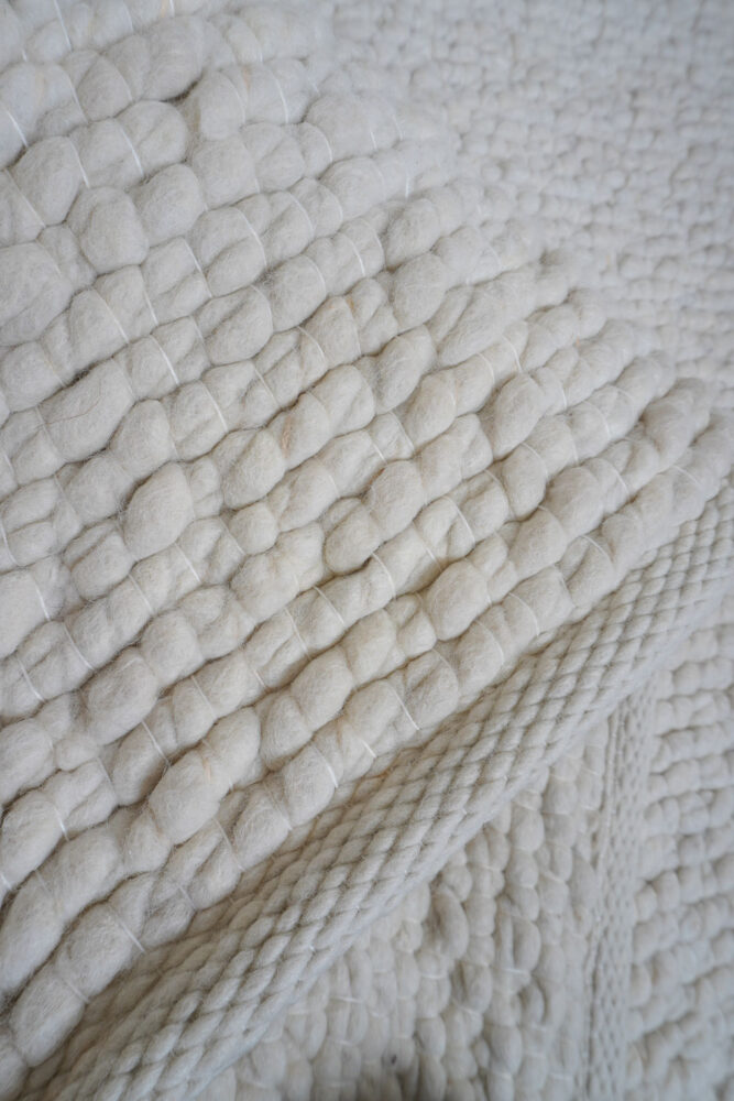 Vloerkleed Steve Wit 240 x 340 cm