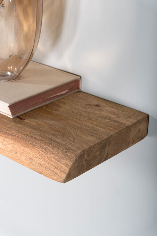 Wandplank Pure Mangohout - Set van 3 Groot