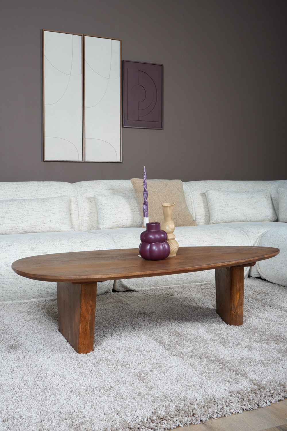 Salontafel Rudo 135 x 75 cm - Mangohout