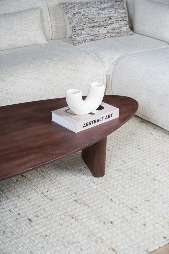 Salontafel Rudo 135 x 75 cm - Espresso Mangohout