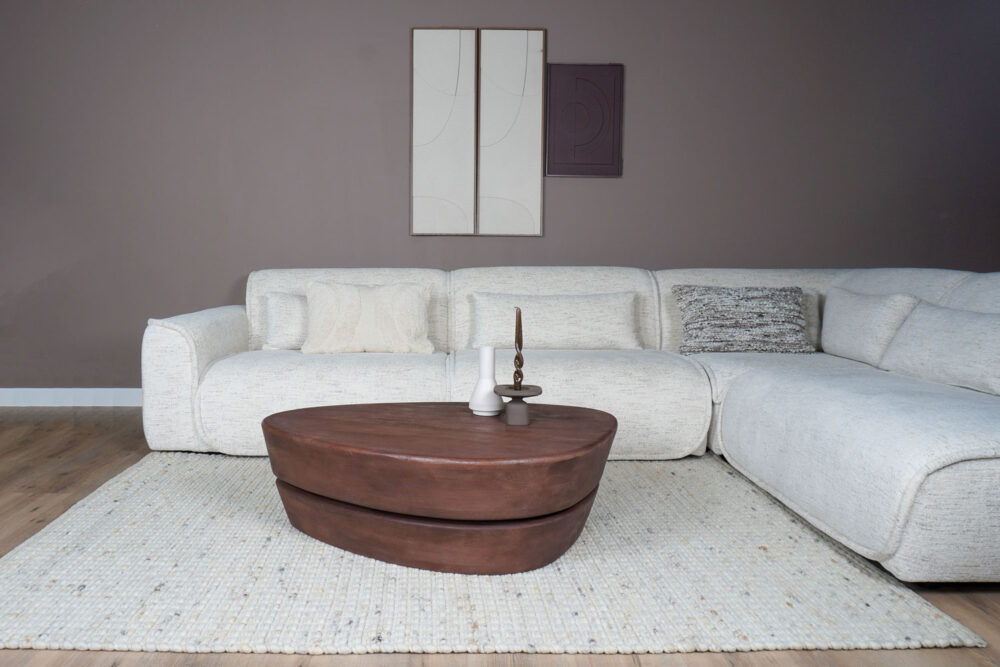 Salontafel Kiva 107 x 80 cm - Espresso Mangohout