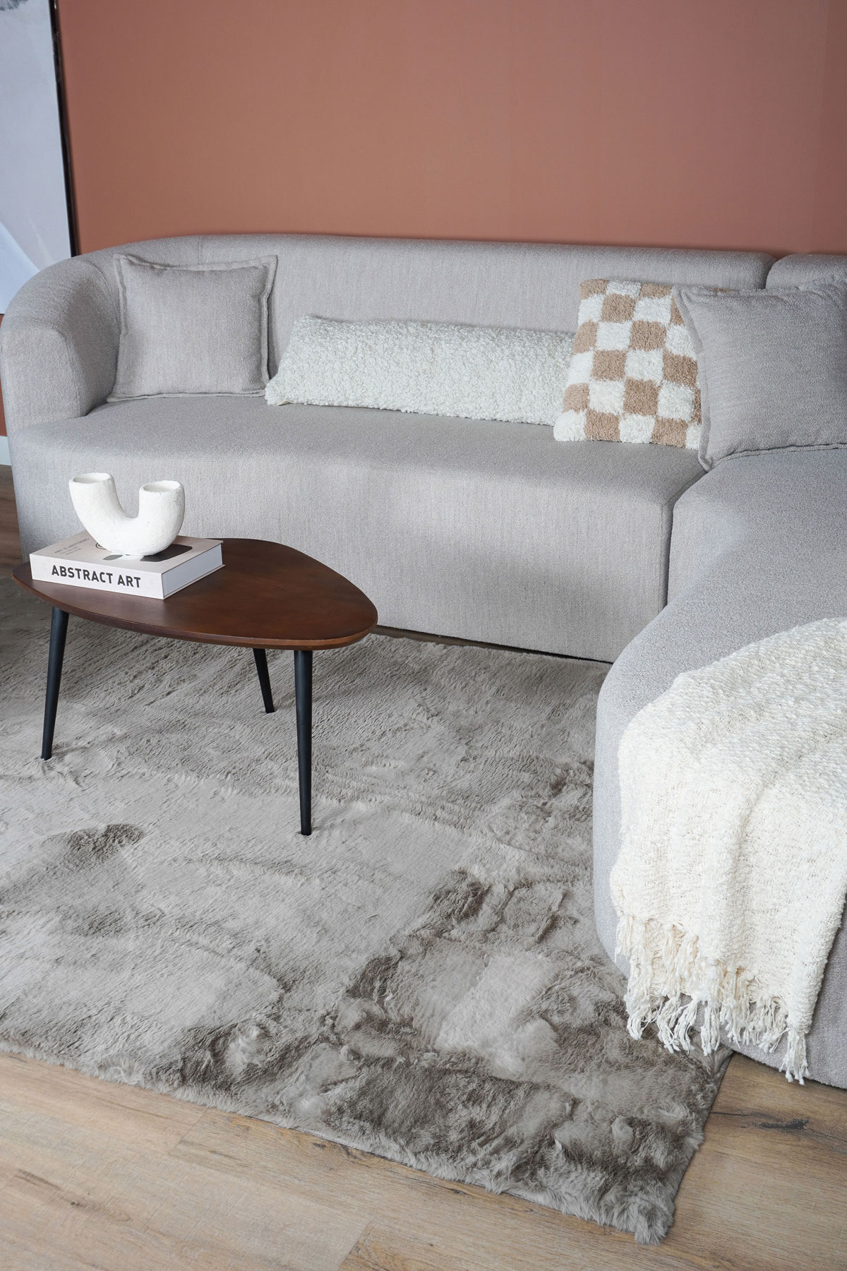 Vloerkleed Velluto Toffee - 200 x 280 cm