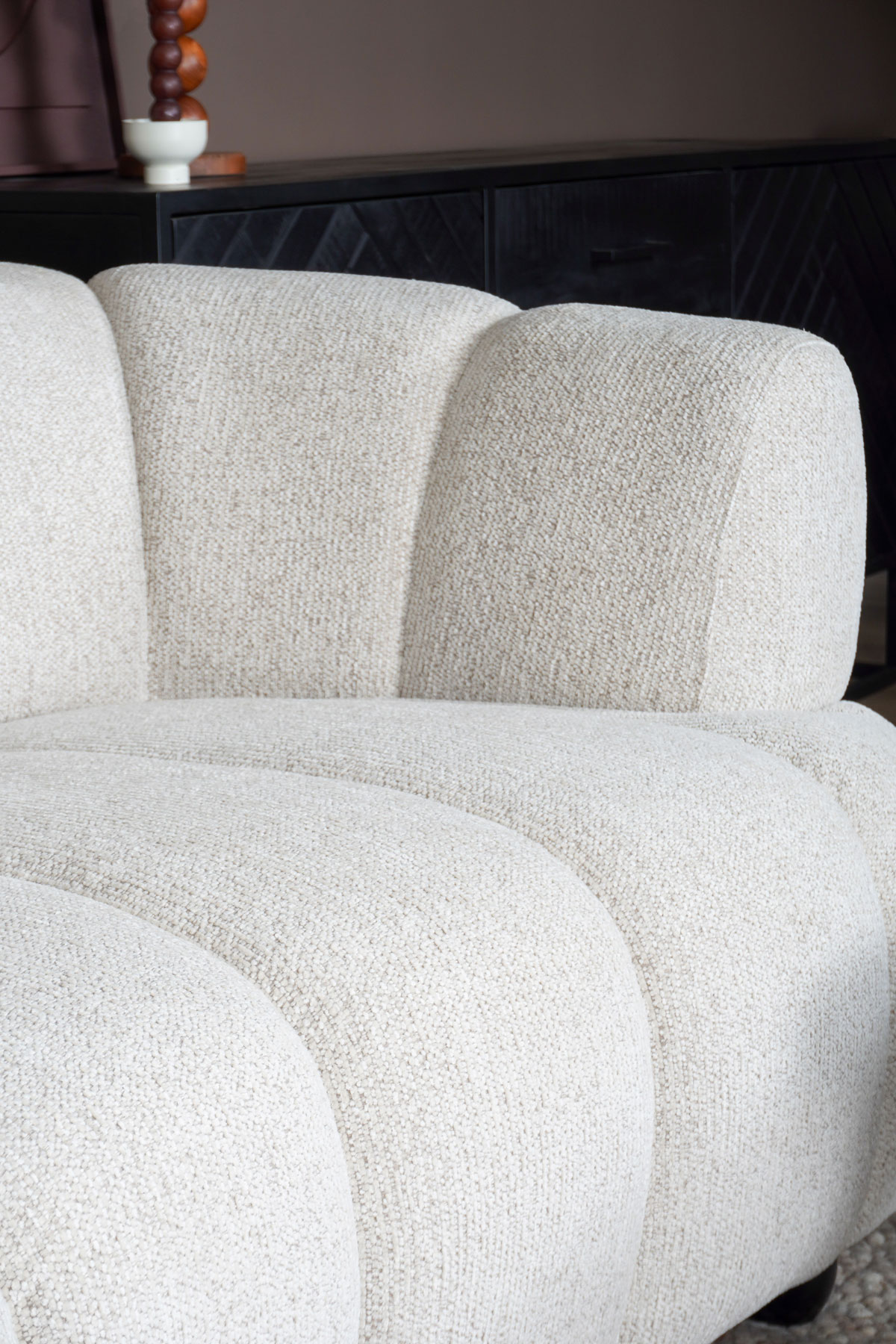 Bank Rocco Beige - 3 zits