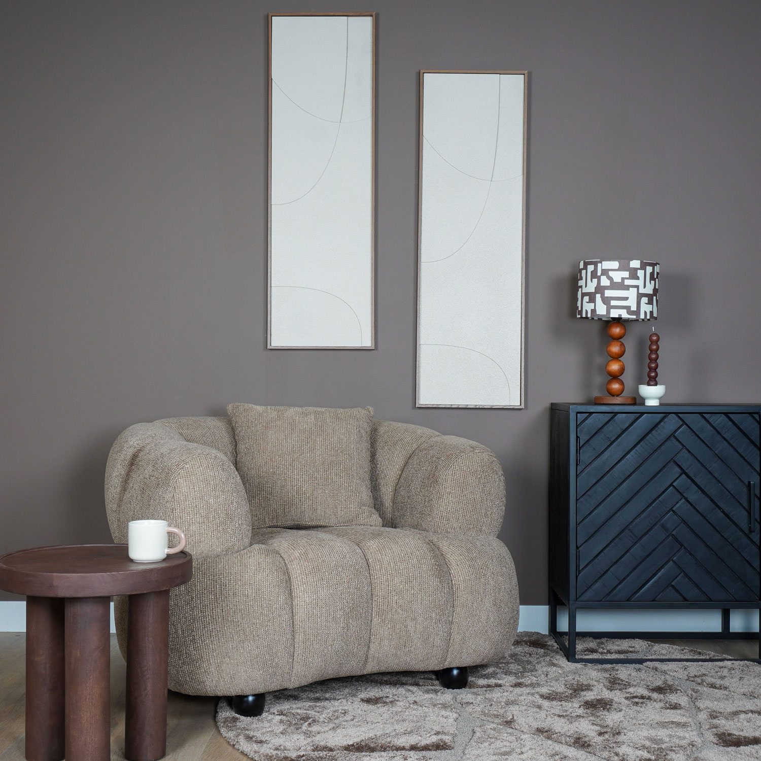 Fauteuil Rocco Bruin