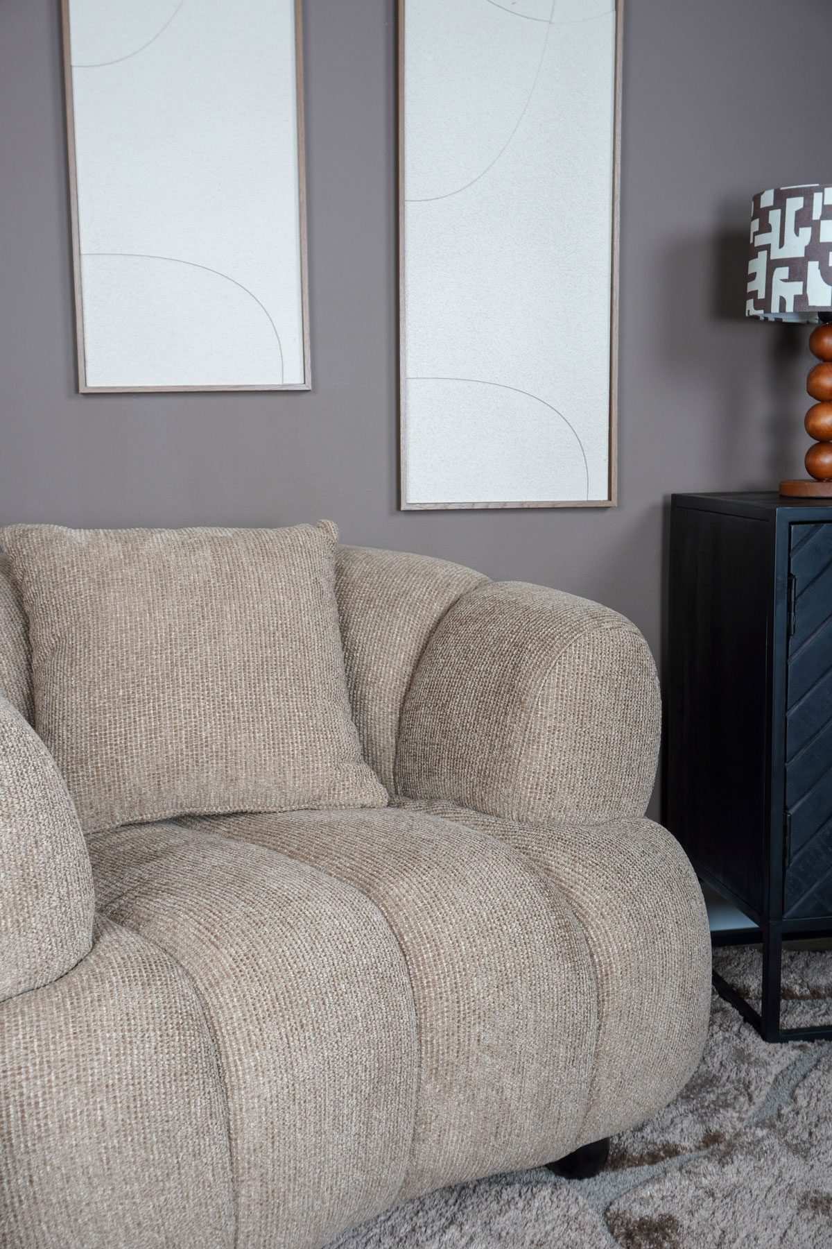 Fauteuil Rocco Bruin - Afbeelding 7