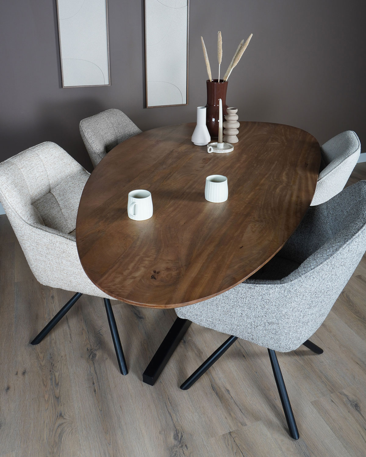 Eettafel Ray 240 x 100 cm - Mangohout