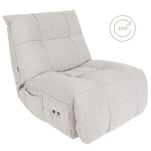 Relaxfauteuil Just Chill - Naturel Boucle - Op Accu