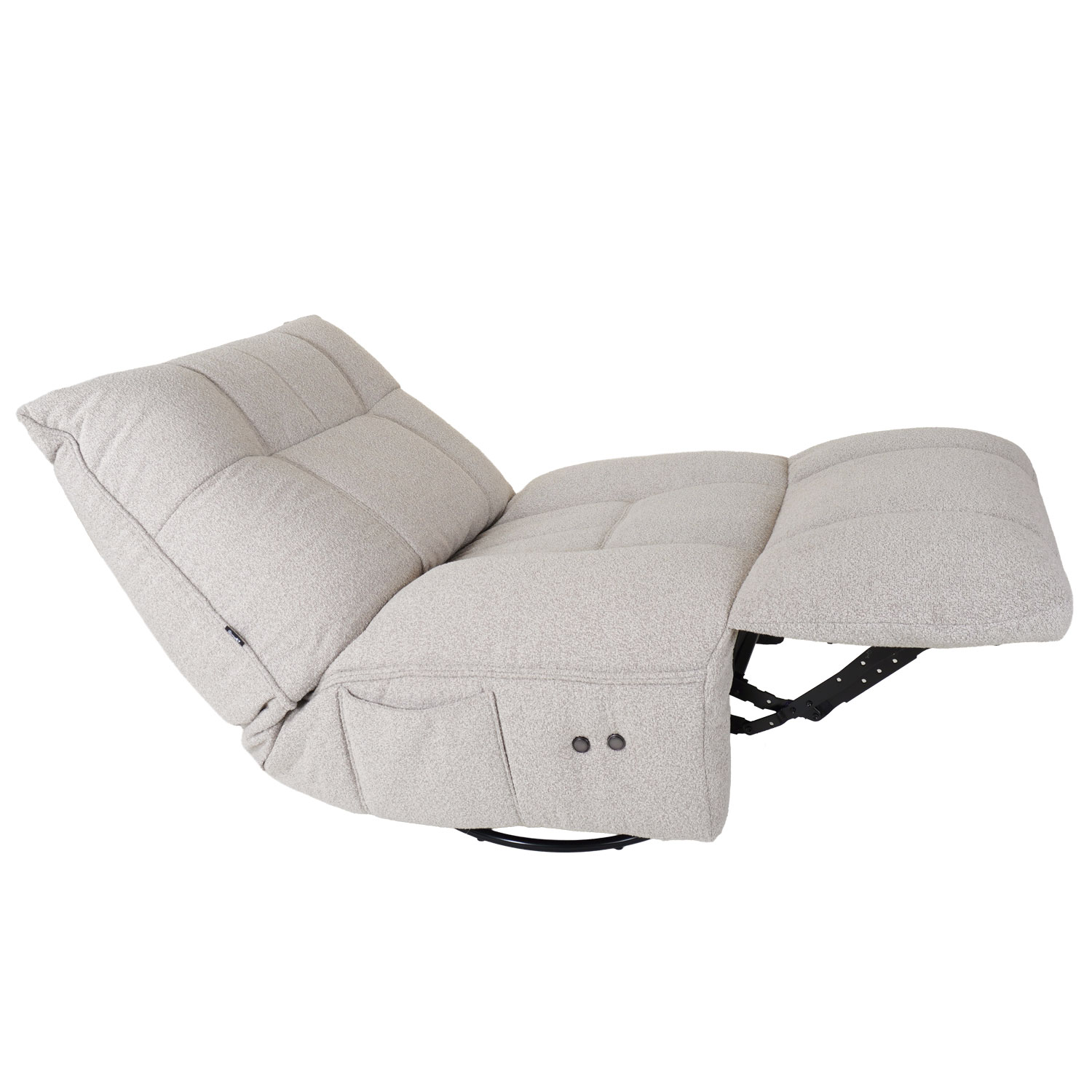 Relaxfauteuil Just Chill - Naturel Boucle - Op Accu