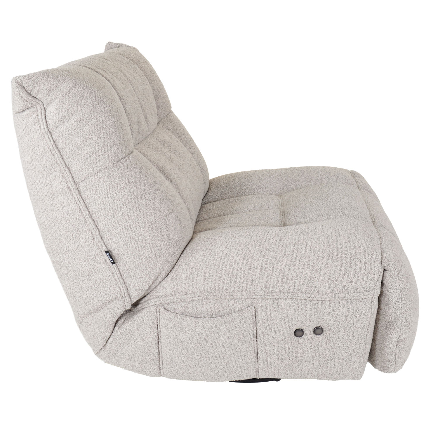 Relaxfauteuil Just Chill - Naturel Boucle - Op Accu