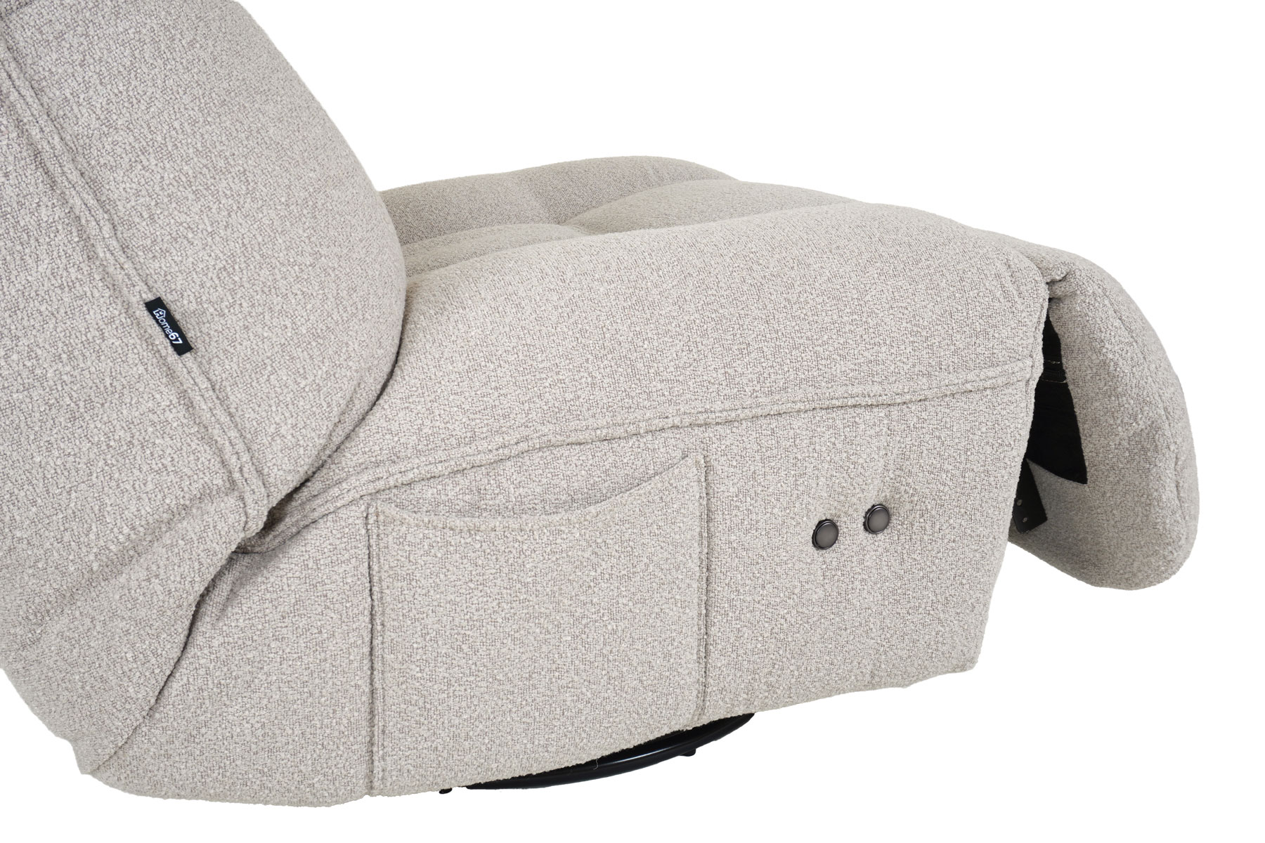 Relaxfauteuil Just Chill - Naturel Boucle - Op Accu - Afbeelding 8