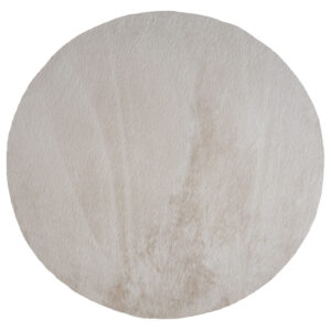Vloerkleed Velluto Beige - Rond ø200 cm