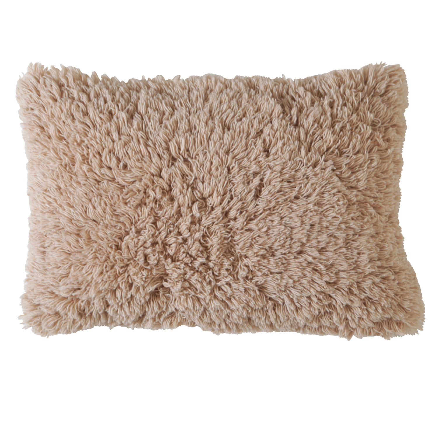 Kussen Shaggy Beige - 40 x 60 cm