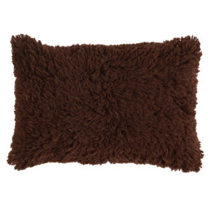 Kussen Shaggy Bruin - 40 x 60 cm