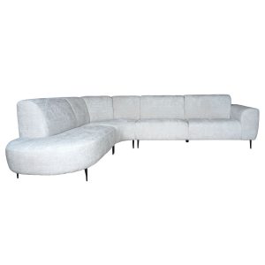 Hoekbank Mico Cremona 02 Naturel - Links