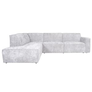 Hoekbank Kick Cremona 02 Naturel - Links