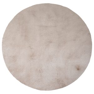 Vloerkleed Morbido Zand - Rond ø230 cm