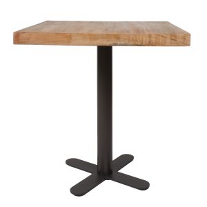 Horeca Eettafel Kruispoot - Mangohout - 70 x 70 cm