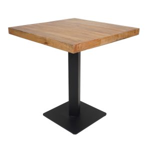 Horeca Eettafel - Mangohout - 70 x 70 cm