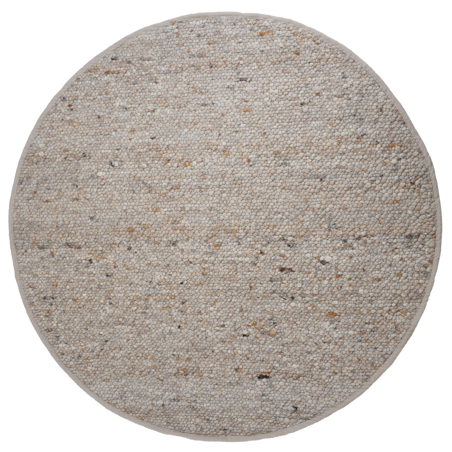 Vloerkleed Stone Licht Beige 462 - Rond ø200 cm