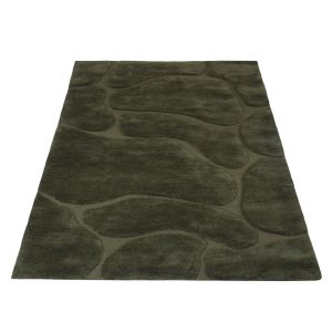 Superior Berber Vloerkleed Dark Green - 230 x 330 cm