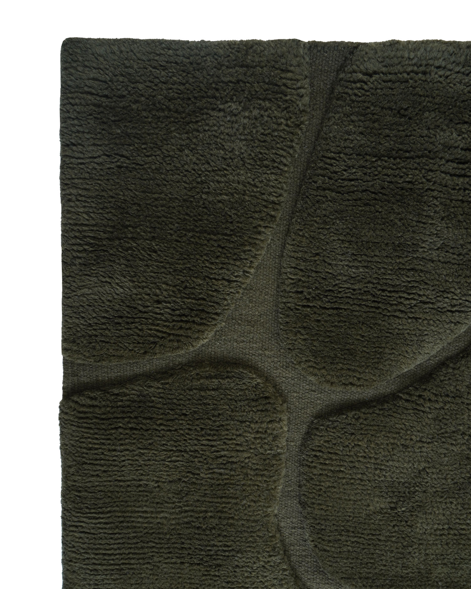 Superior Berber Vloerkleed Dark Green - 230 x 330 cm