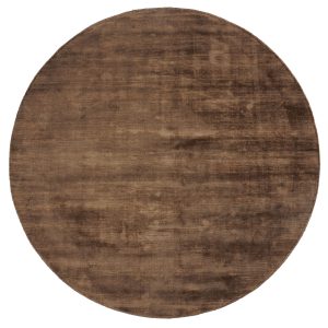 Vloerkleed Cos Brown - Rond ø200 cm
