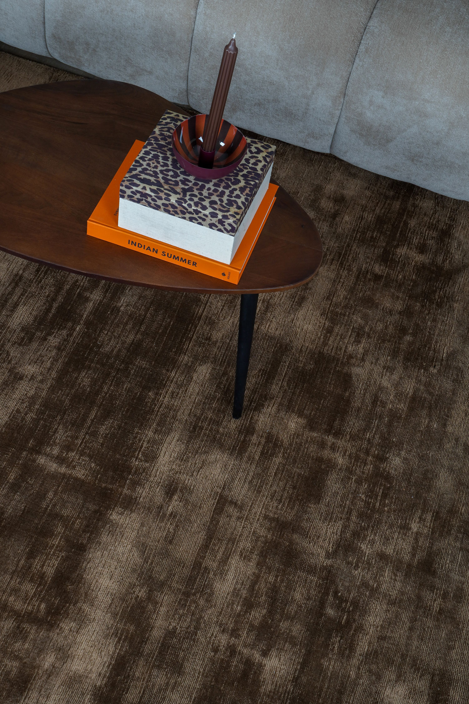Vloerkleed Cos Brown - 240 x 340 cm