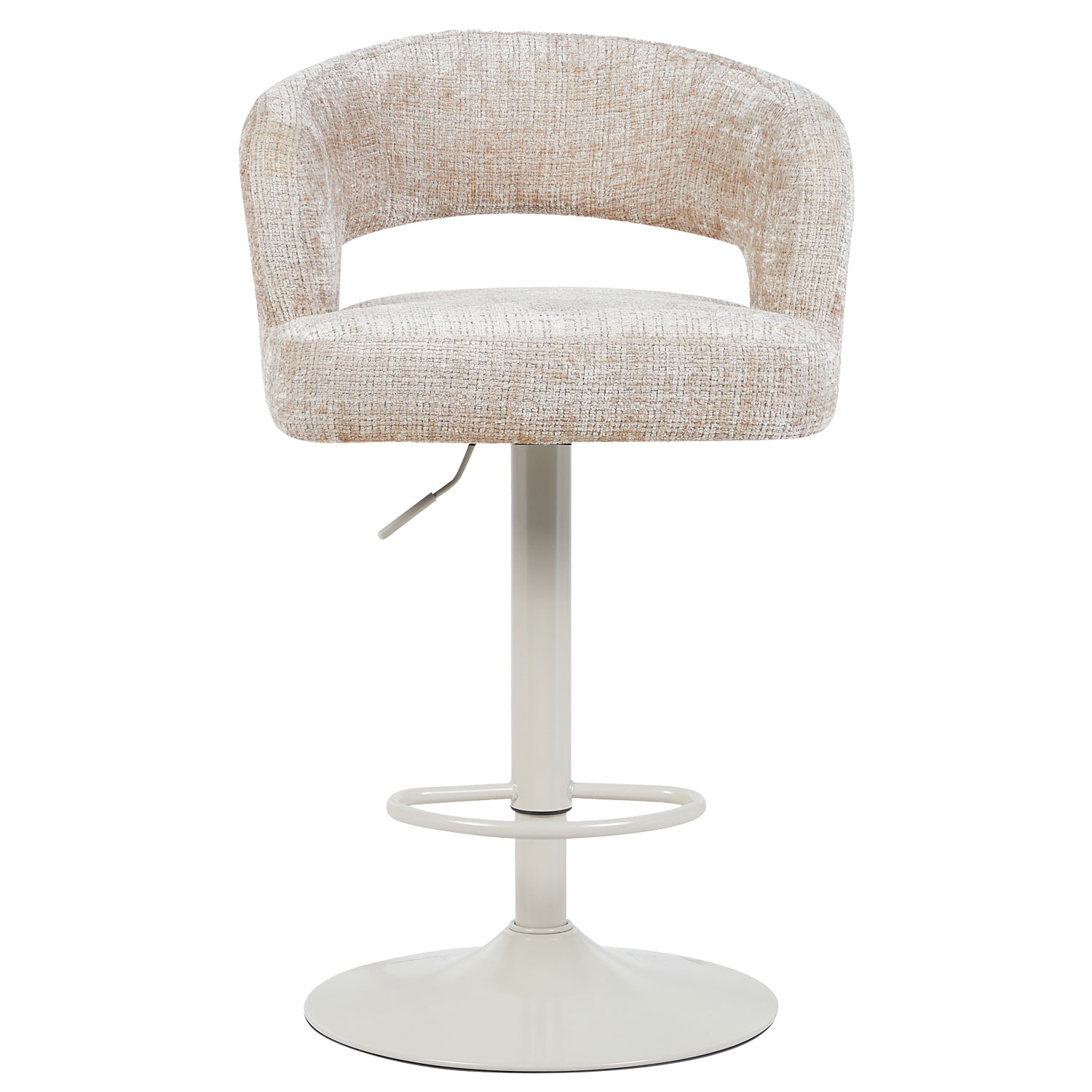 Barkruk Vince Beige - Beige onderstel