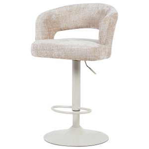 Barkruk Vince Beige - Beige onderstel