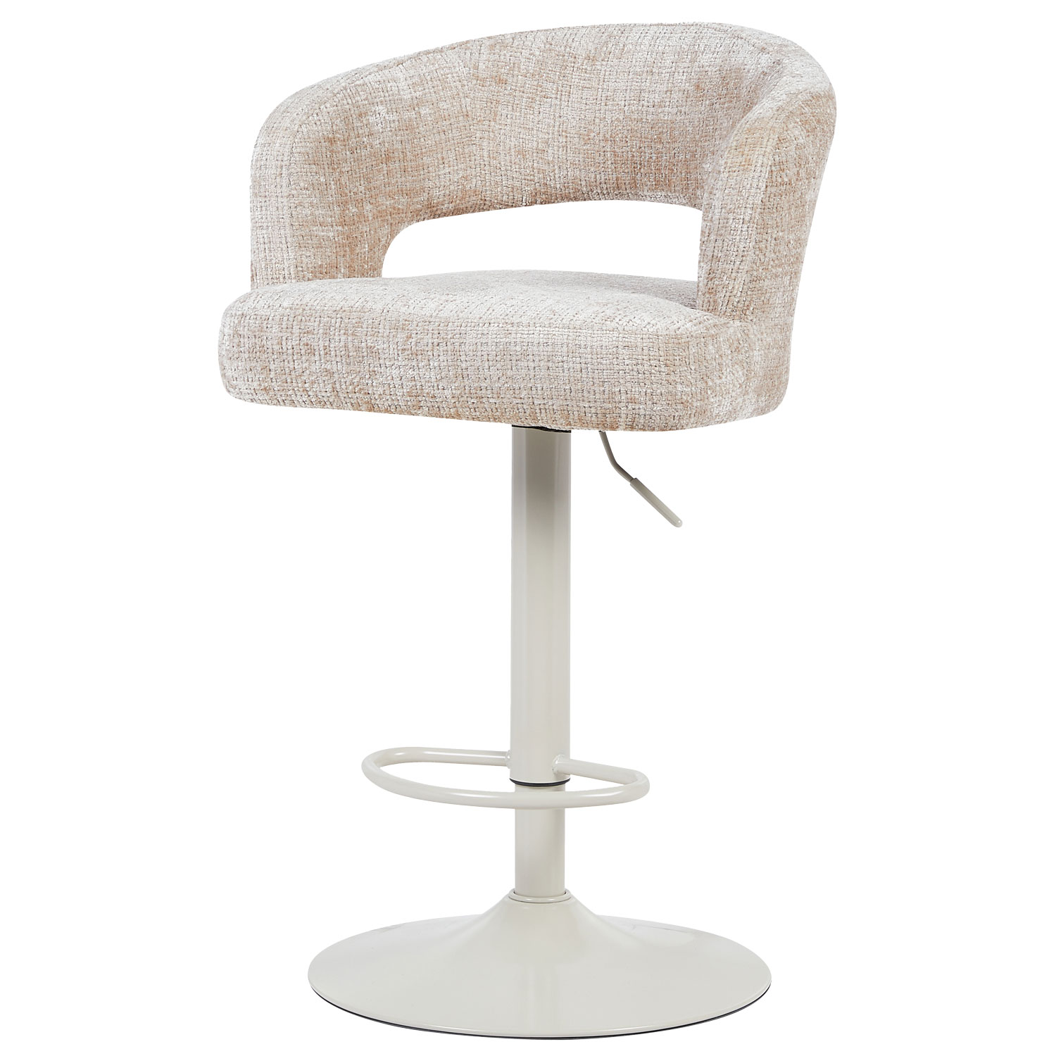 Barkruk Vince Beige - Beige onderstel
