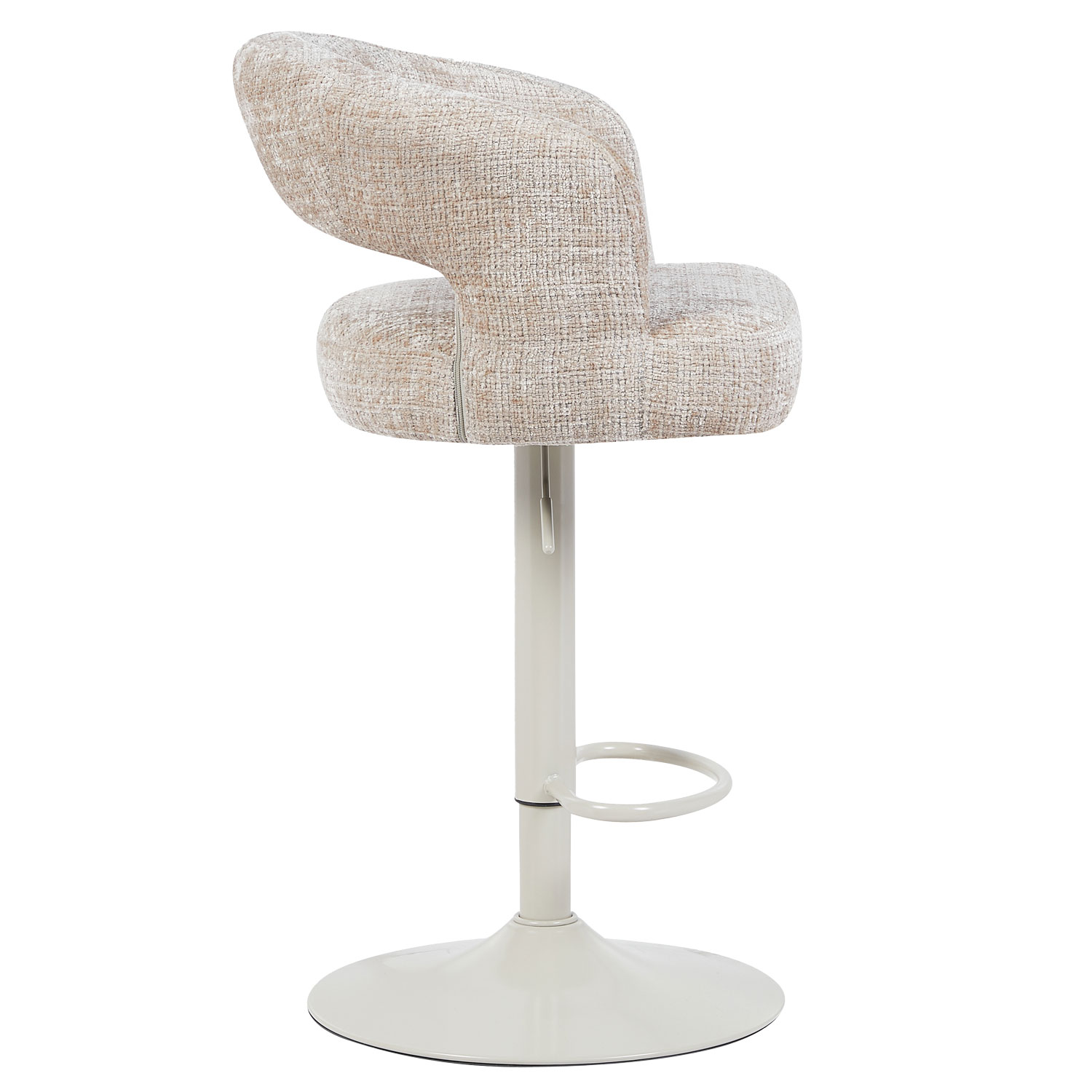 Barkruk Vince Beige - Beige onderstel