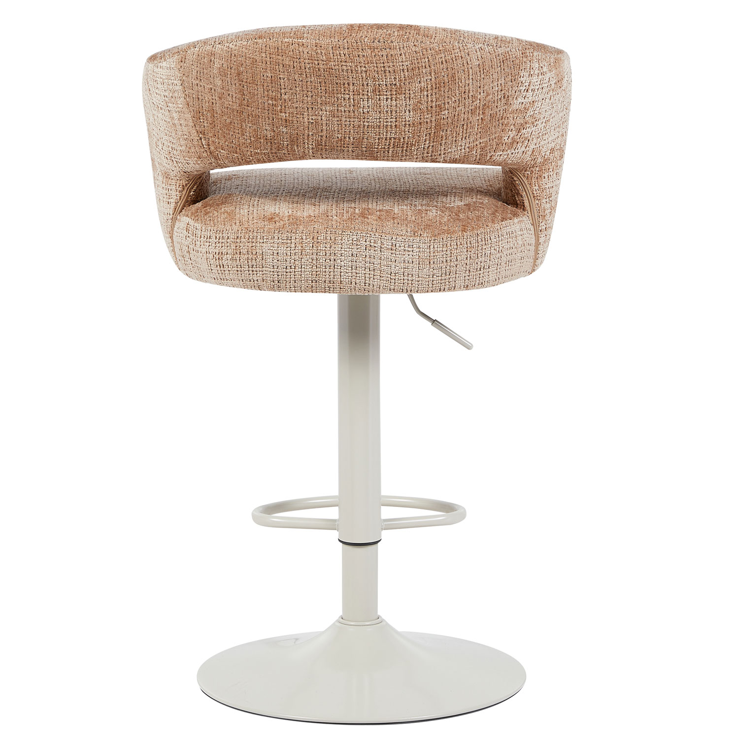 Barkruk Vince Brown - Beige onderstel