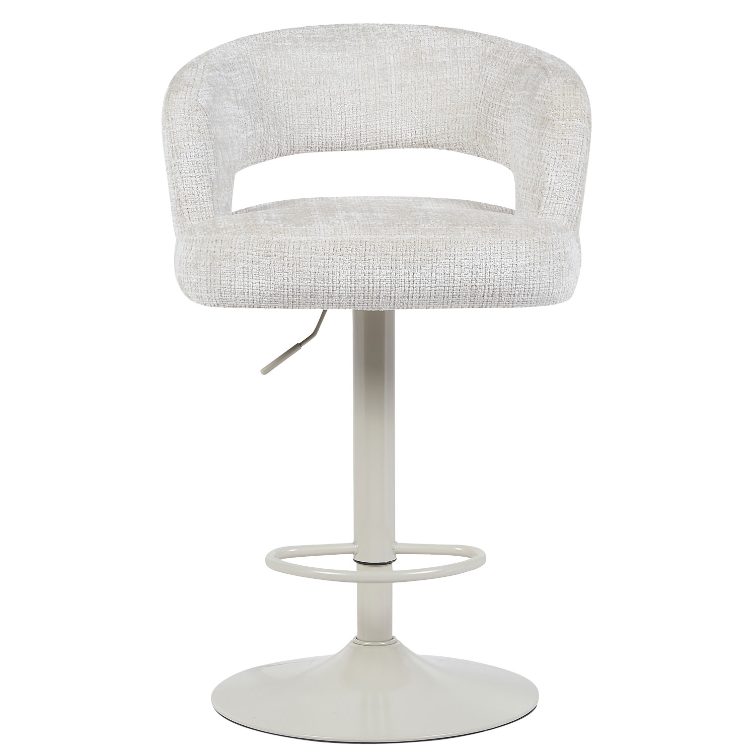 Barkruk Vince Naturel - Beige onderstel