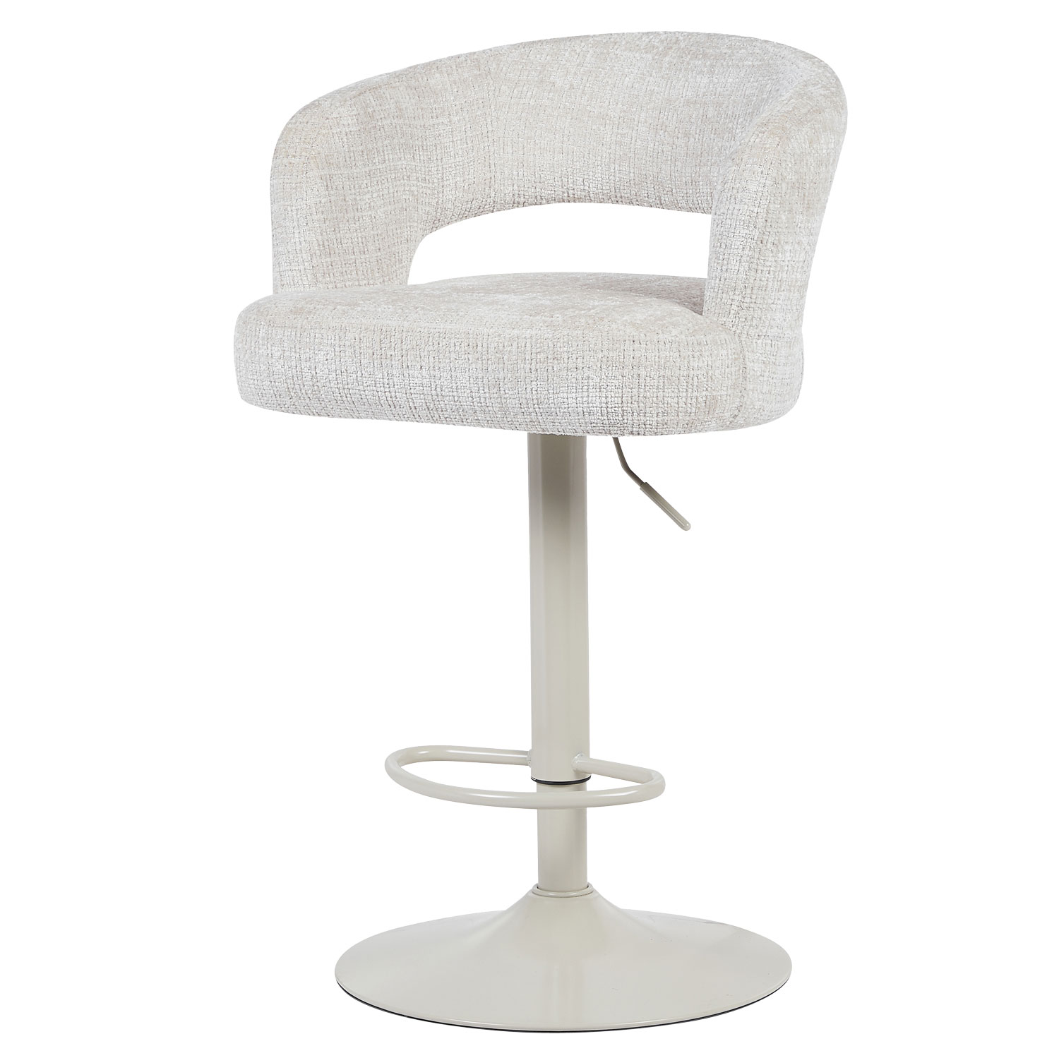 Barkruk Vince Naturel - Beige onderstel