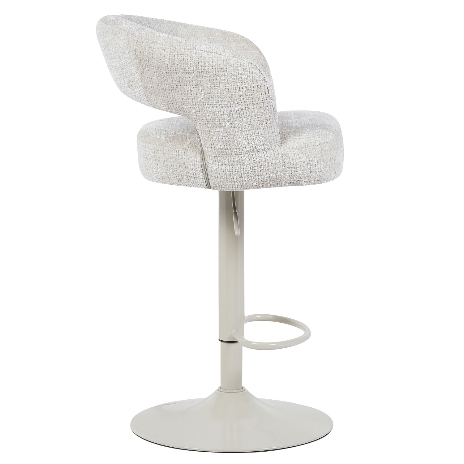 Barkruk Vince Naturel - Beige onderstel