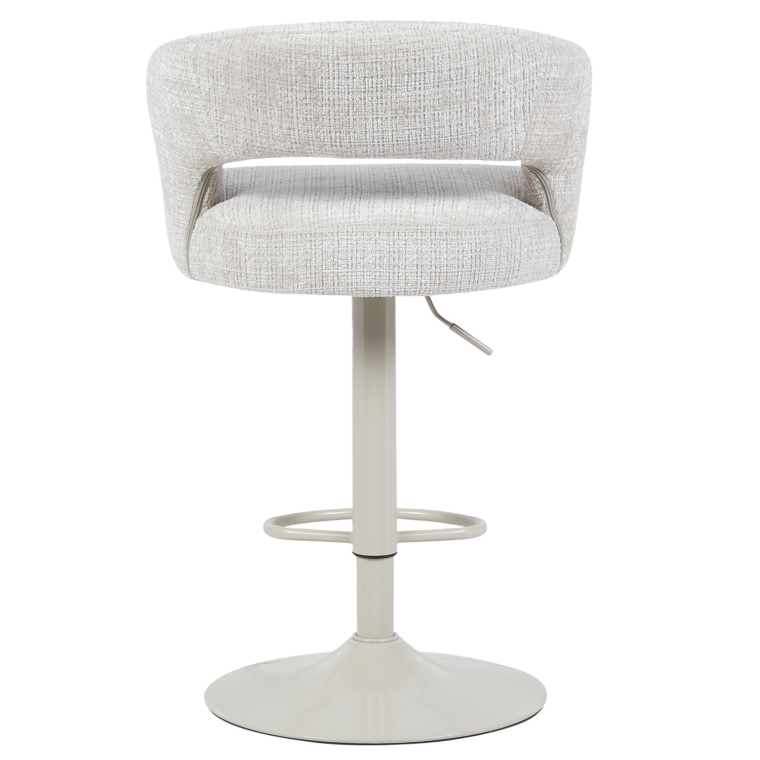 Barkruk Vince Naturel - Beige onderstel