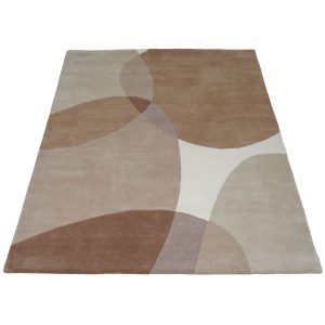 Vloerkleed Abstract Beige/Bruin - 230 x 330 cm