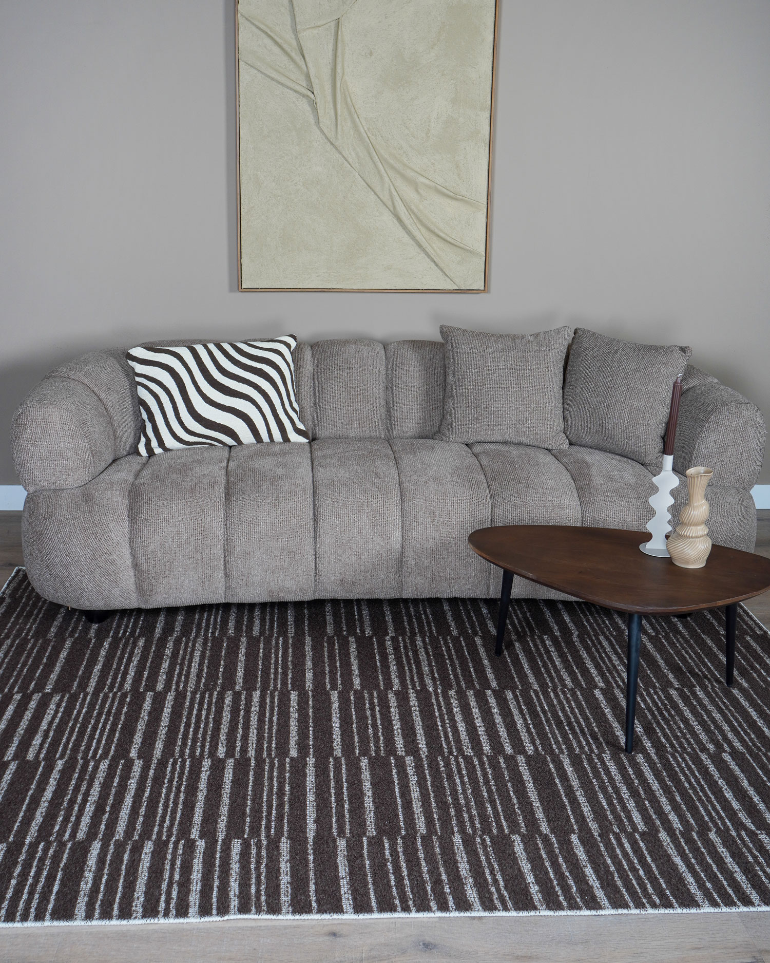 Vloerkleed Nemrac Bruin - 240 x 330 cm
