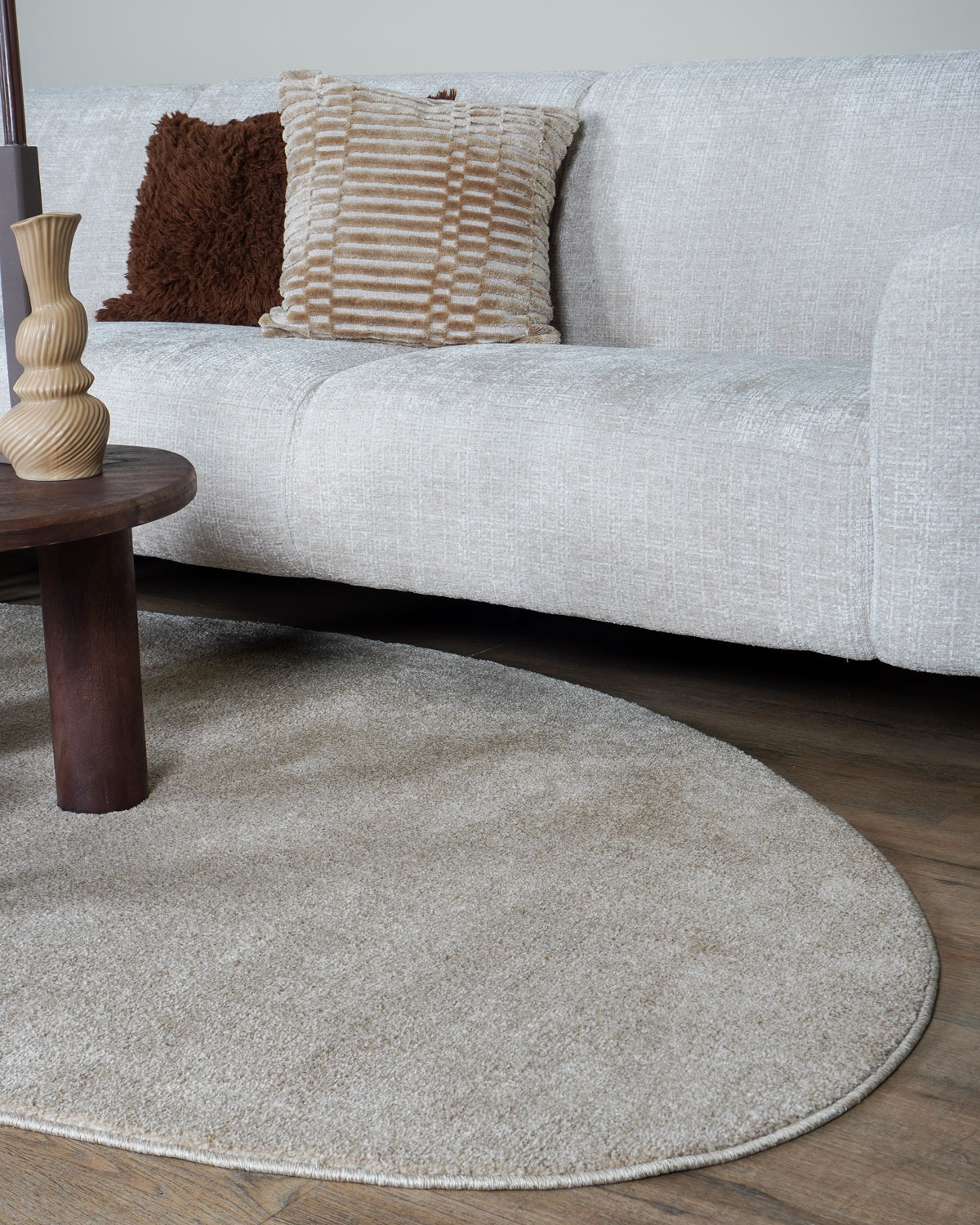 Vloerkleed Rich Beige - Organisch 200 x 280 cm