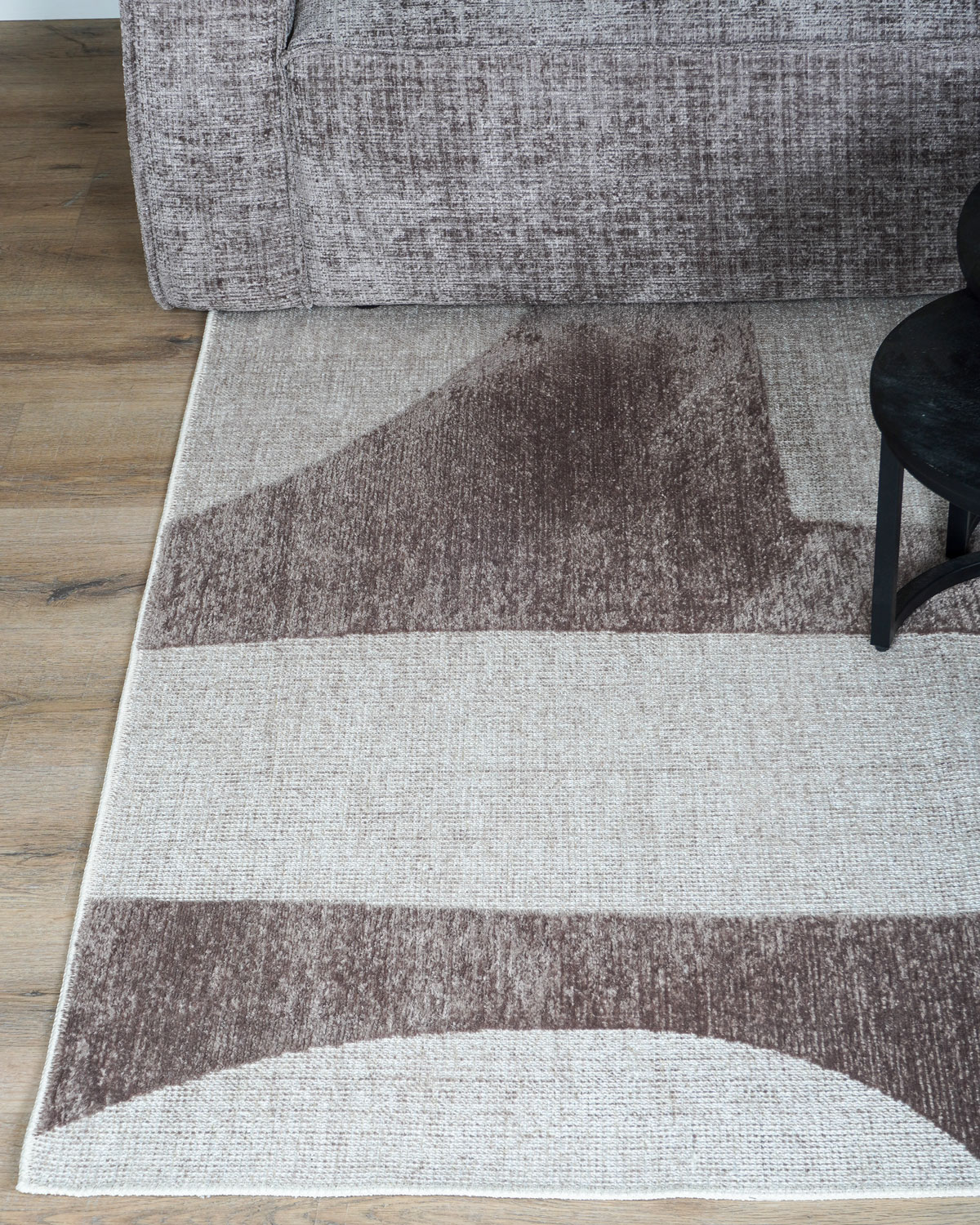Vloerkleed Ziba Taupe/Creme - 240 x 330 cm