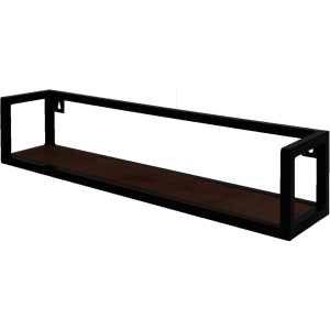 Wandplank Vintage Espresso Mangohout 60 cm