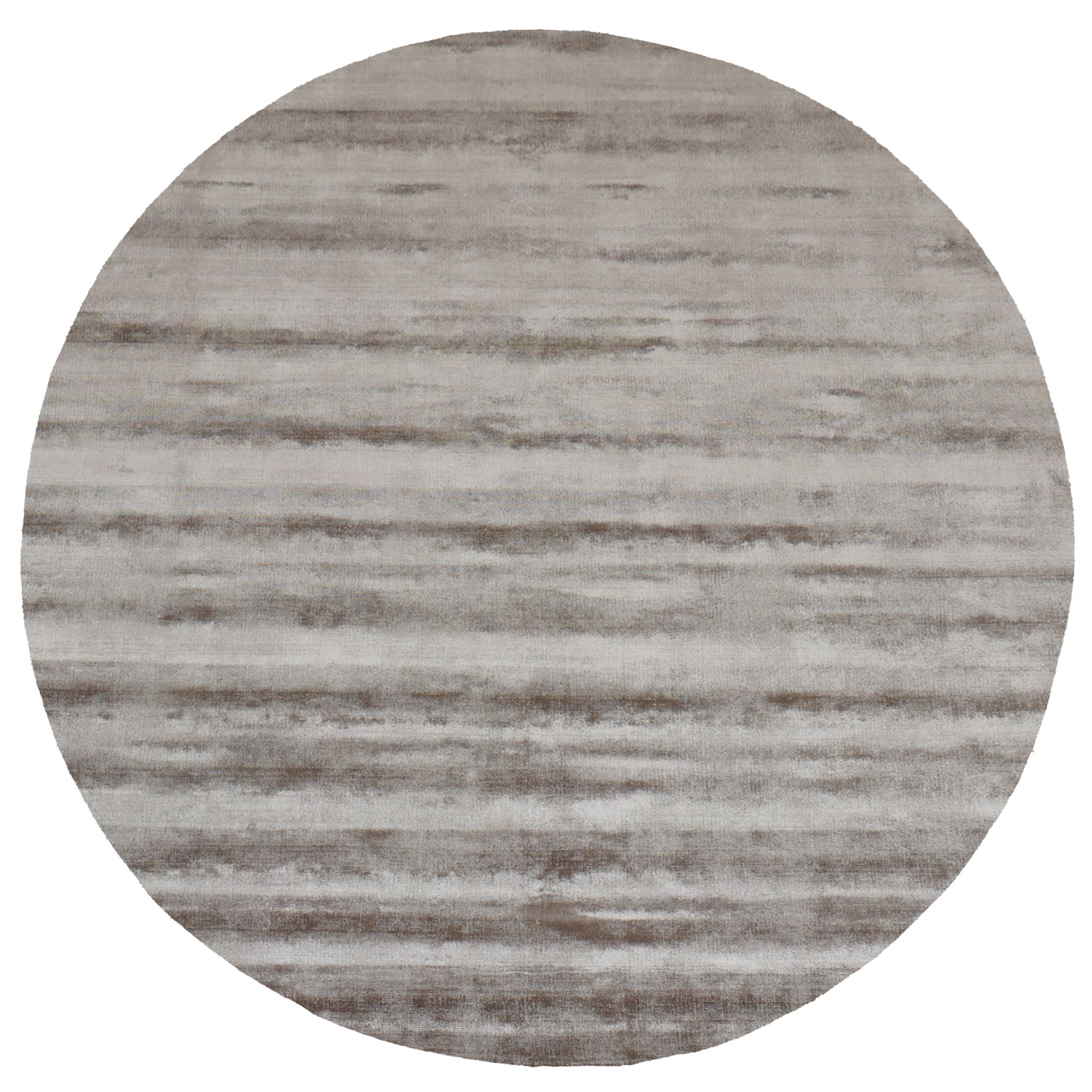 Vloerkleed Viscose Beige - Rond ø240 cm