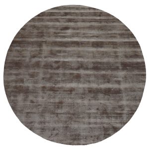 Vloerkleed Viscose Taupe - Rond ø240 cm