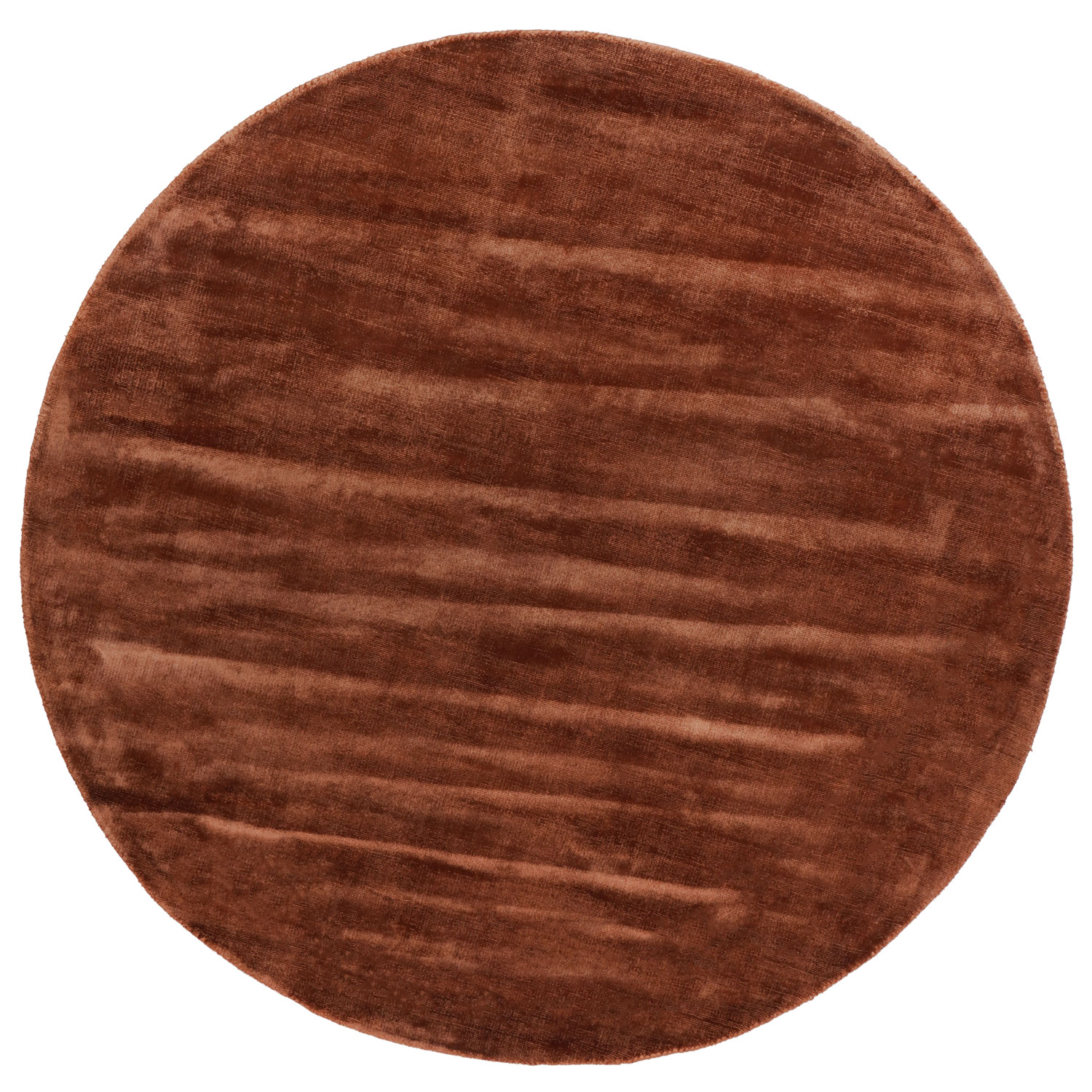 Vloerkleed Viscose Terra - Rond ø240 cm